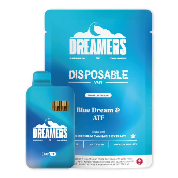Dreamers – 6g Disposable THC Vape Pen – Blue Dream & ATF