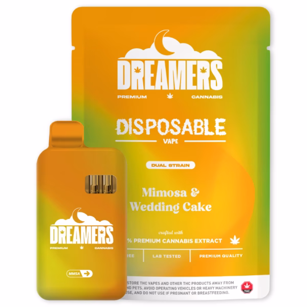 Mimosa & Wedding Cake-Dreamers – 6g Disposable THC Vape Pen