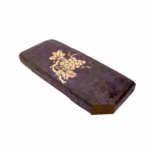 Rich dark chocolate bar with gold decorative grapevine design, luxurious and artisanal treat for chocolate lovers. Perfect for special occasions or indulgent gifting.