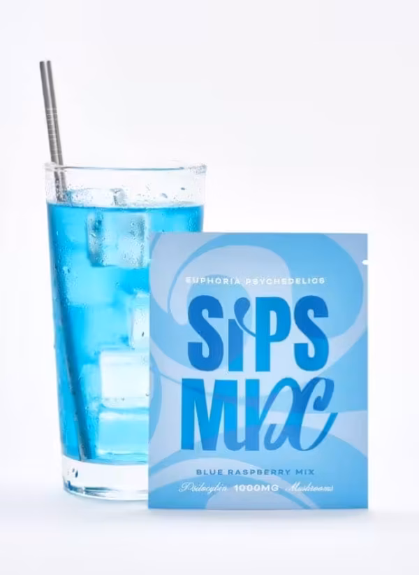 Euphoria Psychedelics – Blue Raspberry Sips (1000mg)