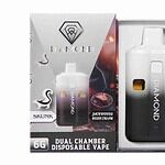 Diamond Concentrates Dual Chamber Vape – Skunk × Jackwoods Rush Cream (3 Grams + 3 Grams)