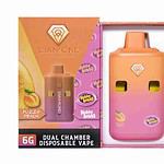 Diamond Concentrates Dual Chamber Vape – Fuzzy Peaches × Hubba Bubba (3 Grams + 3 Grams)