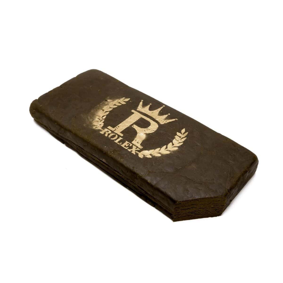 Premium cannabis brick, storing high-quality marijuana for sale in Canada.