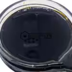 High-quality cannabis oil concentrate in a sealed jar, showcasing a rich, dark appearance. Ideal for dabbing or vaporizing, offering strong effects for cannabis enthusiasts.